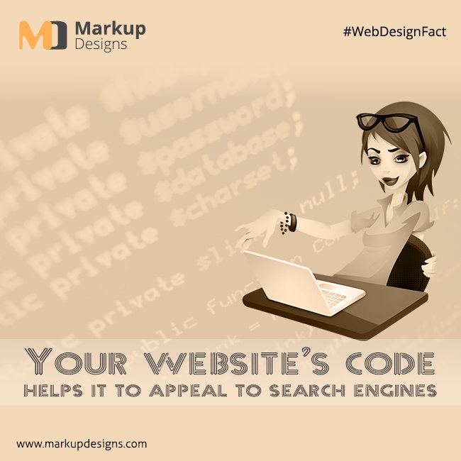 markupdesigns's tweet image. Your #Website&apos;s Code Helps It To Appeal To #SearchEngine !!

@markupdesigns #WebDesignFacts