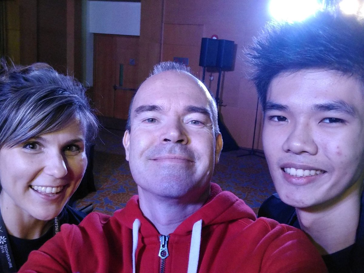 pvesterbacka's tweet photo. Going live on Facebook at #SlushSingapore in a few minutes :) https://t.co/HG6qMllTNF