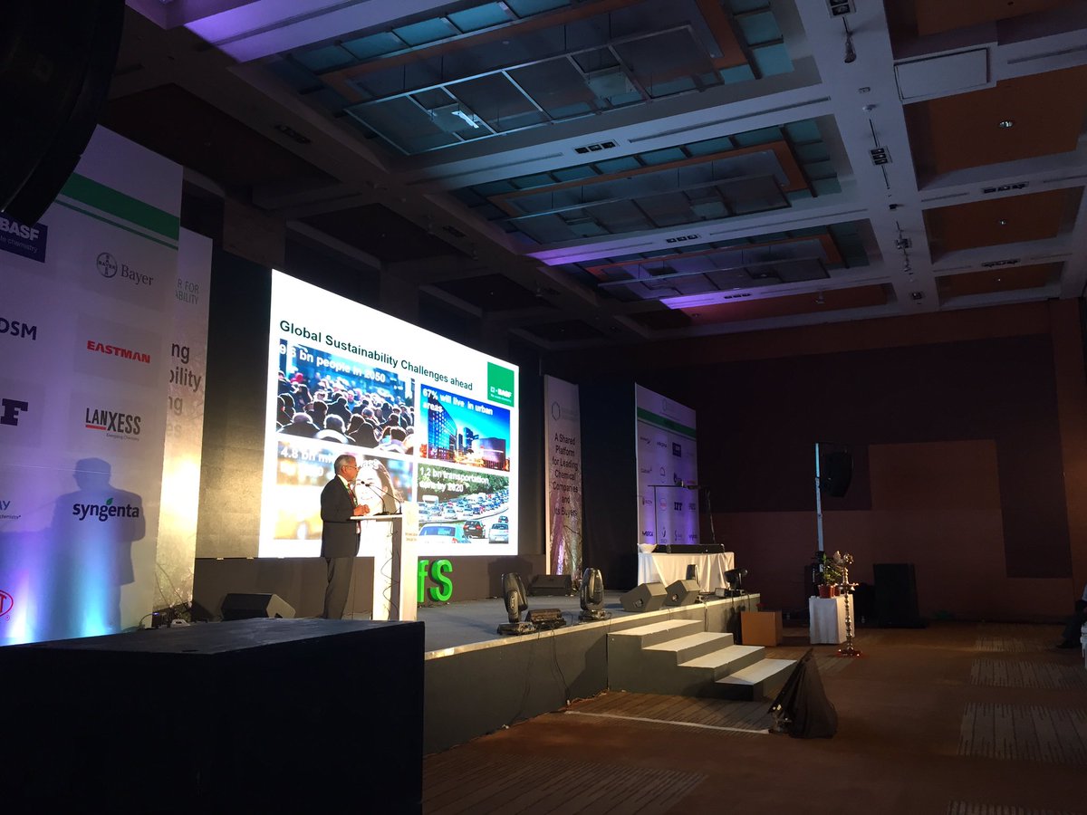BASF's tweet photo. Our South Asia head, @RRamachr talks about #Sustainability at the India #TogetherForSustainability Supplier event. https://t.co/cdeMWYSHK2