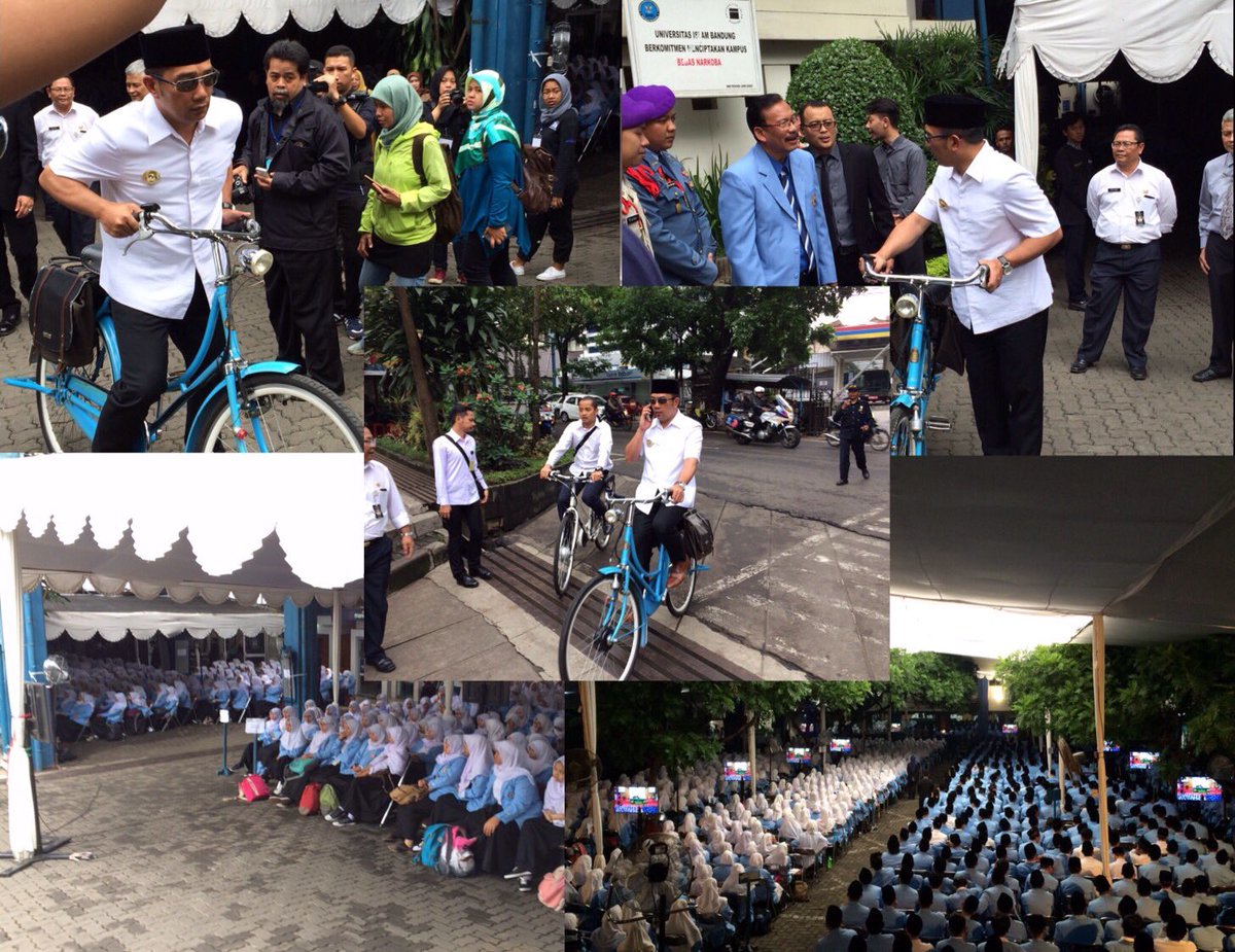 Terimakasih untuk bapa walikota bandung <a href="/ridwankamil/">Ridwan Kamil</a> yg telah menyempatkan hadir di kampus biru