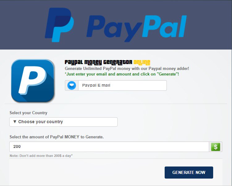 paypal free money adder paypal free money adder