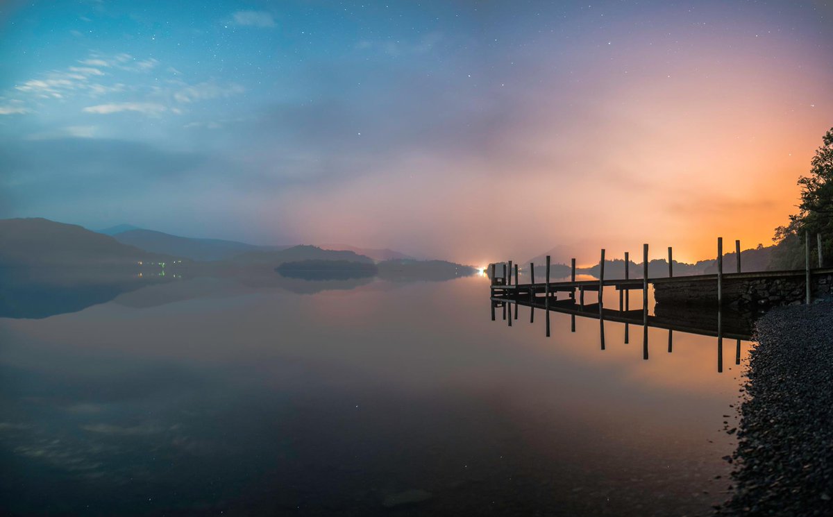 golakes's tweet photo. An awesome 30 second exposure of Derwentwater! 

Credit to Ben Bush: https://t.co/hw642Xz8mq https://t.co/w4bqlhnZqy