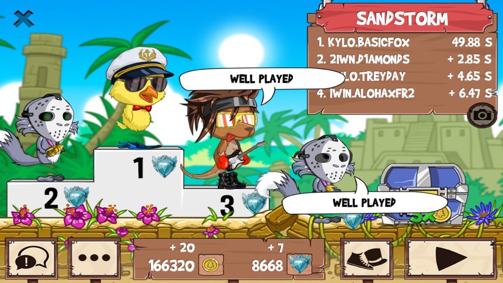 pale_writer0's tweet image. Having a blast @ #funrun2 #basicfox #D1AMONDS #ALOHAxFR2