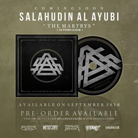 Setelah The Lion The Desert kini <a href="/salahudinmtlcr/">SALAHUDIN AL AYUBI</a> kini hadir dengan album yang ke dua yang bertajuk The Martyrs