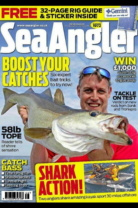 michaelburnett9's tweet photo. I'm on the front cover of this month's sea angler magazine bottom right so happy https://t.co/z4jXU7urgD