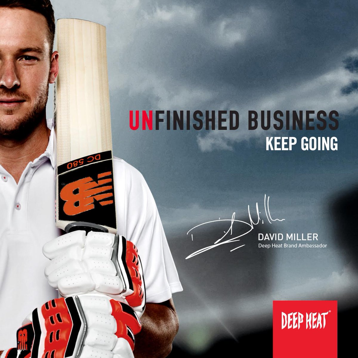 Congrats <a href="/DavidMillerSA12/">David Miller</a> on being reselected for the Protea One Day squad!
You inspire us to #keepgoing!