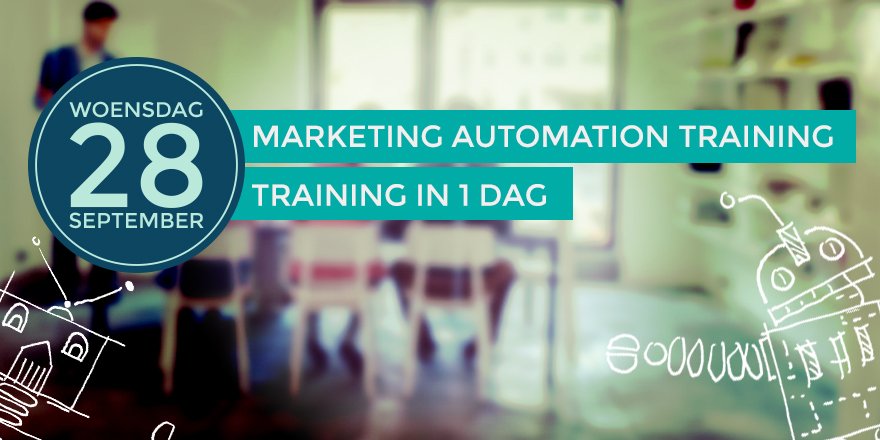 Nog maar een aantal plaatsen beschikbaar. Onze #MarketingAutomation #training Schrijf je nu in! goo.gl/hi52Gm