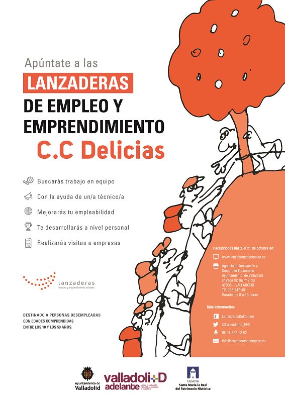 ideva_agencia's tweet photo. ¿Estás desempleado/a y vives en el municipio de #Valladolid? Apúntate a @Lanzaderas_EES https://t.co/f3DrGRy9h4 https://t.co/tY92cpUFEv