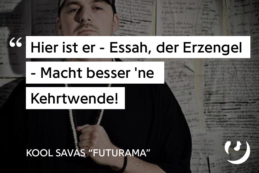 ingososo's tweet image. @RapGeniusD @koolsavas Unglaublicher Flow plus Geniale Reimkette
#King Kool Savas
#OneLove