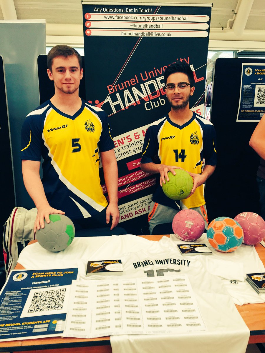 We are ready! #Freshers2016 #BrunelHandballClub