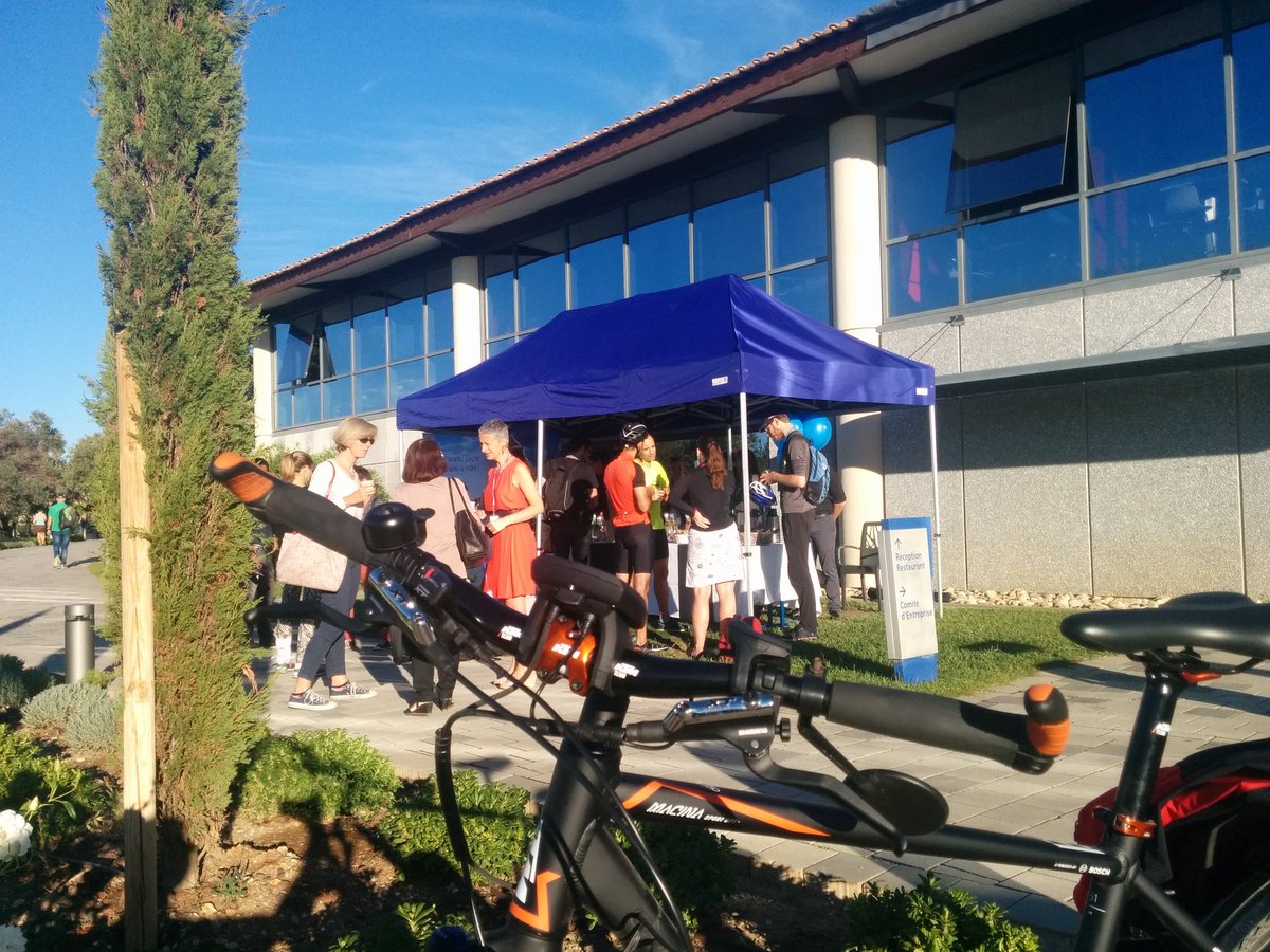 ChoisirLeVelo's tweet photo. Grande affluence sur le parking #vélo d'@AmadeusNice ! Les salariés ont répondu présent pour le challenge #mobilité! https://t.co/Enlk5GpHkl
