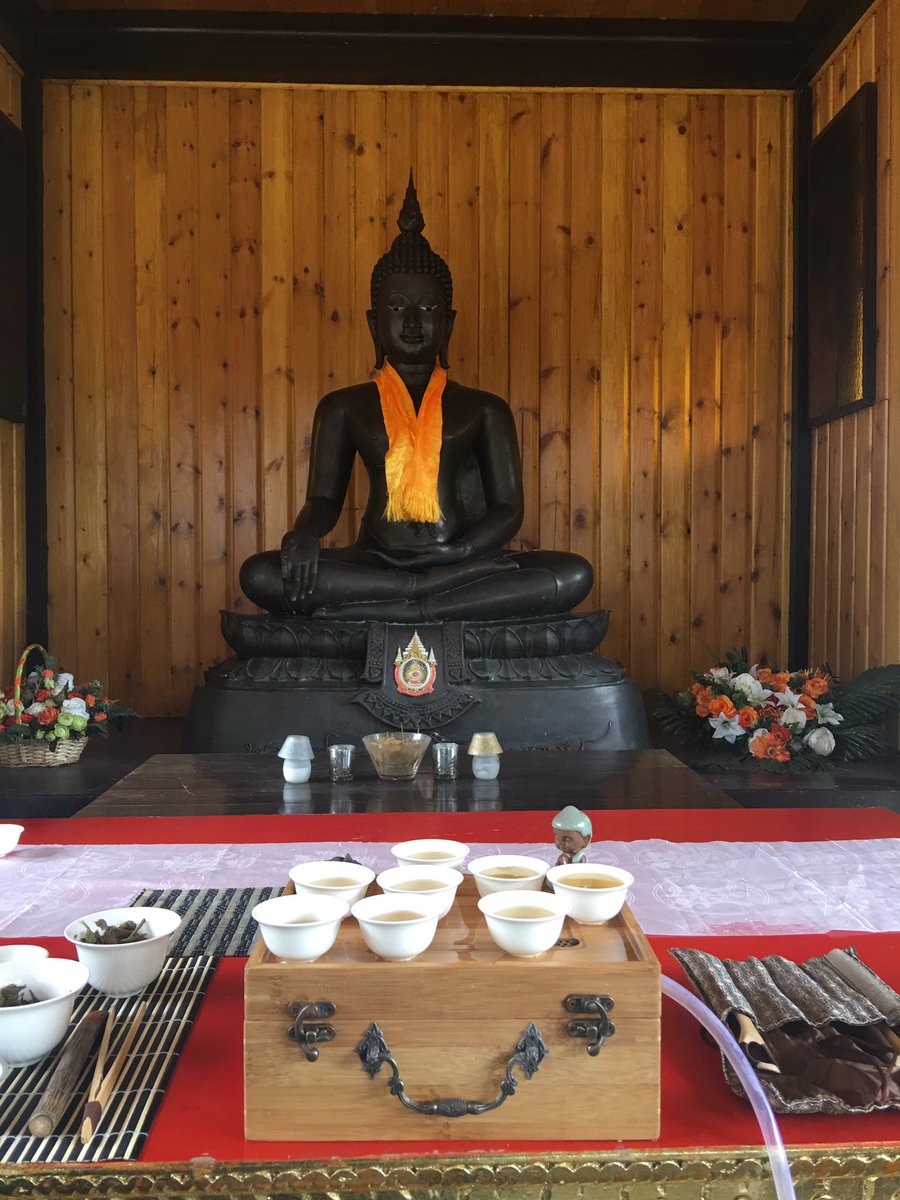 Performed a #tea #gongfucha #buddhist ceremony at #GillwellPark at the weekend home of <a href="/ScoutingUK/">ScoutingUK</a> for #explorerscouts