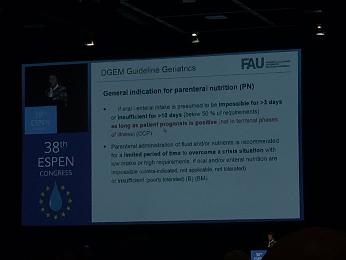 jicurryNI's tweet photo. #ESPEN2016 Clinical nutrition in geriatrics (based on current German guidelines) due to be published in spring 17. #promotinggoodnutrition https://t.co/1SrAMkiKkI