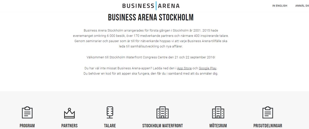 AlexRudberg's tweet photo. Hur bygger du långsiktiga affärsvärden med solceller? Det kan jag berätta mer om på #BARE2016 #Businessarena #eneosolutions https://t.co/8K1mH8foum
