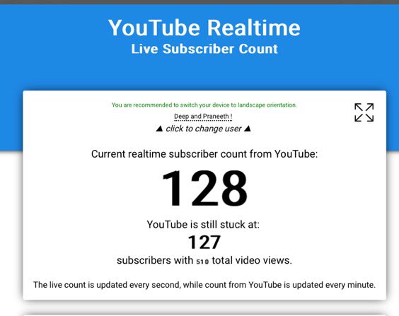 deep_praneeth's tweet photo. Our subscribers are at 128! You guys are doing great. Keep it coming. Thanks people! #subscribe #vlog #vloggers #youtube #200 #raceto1000 https://t.co/DX7T4vvo8x