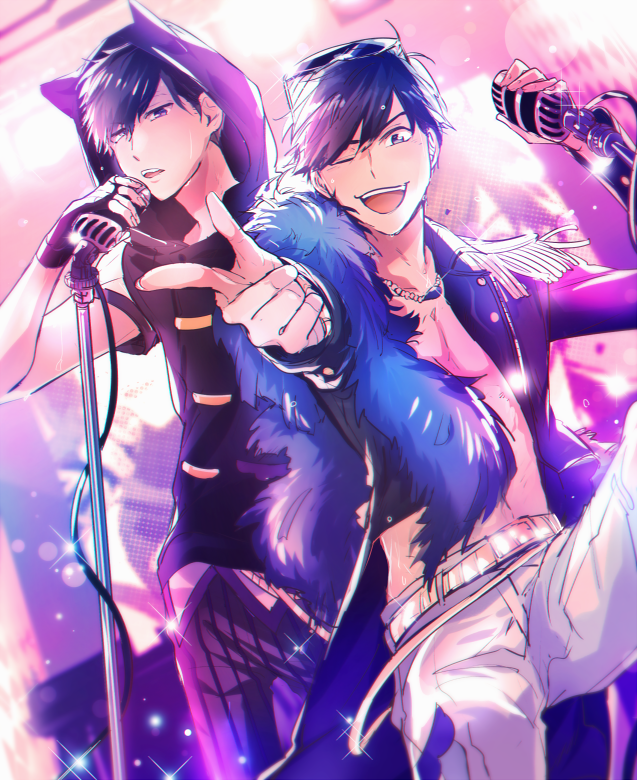一松 ,カラ松 「?AQUA? 」|：𝕔：のイラスト
