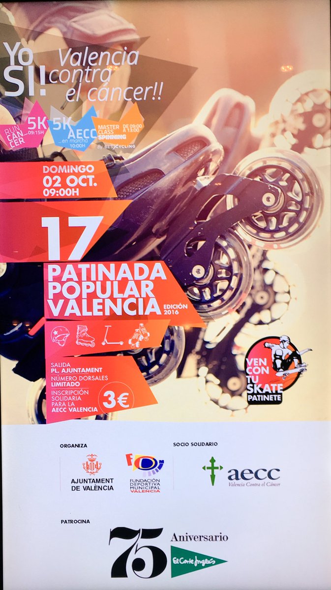 RUNNING_CV's tweet photo. Arranca la presentación del gran evento deportivo #Valencia contra el cáncer del 2 de octubre. Será un evento enorme. No faltéis! https://t.co/A7IRmFxEgd