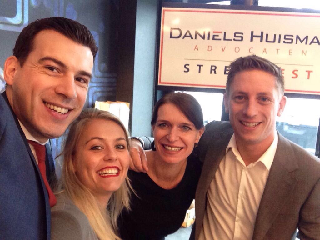 Team Daniels Huisman klaar voor de Netwerkvloer bij Van der Valk Enschede #Netwerkvloer