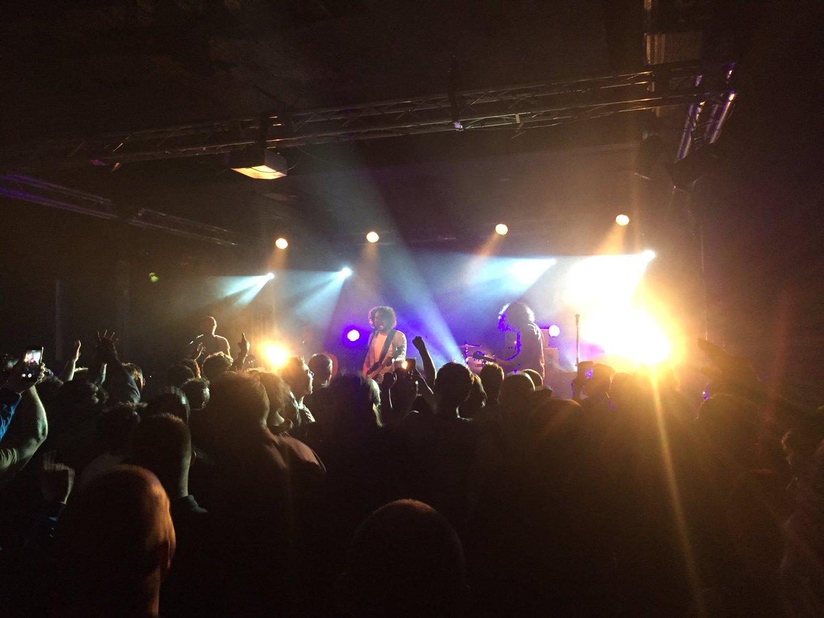 MyShiftMusic's tweet photo. @milburnmusic #smashing their first #tour in 8 years at @WedgewoodRooms! #Milburn #livemusic #music #wedgewoodrooms https://t.co/kMMYLHVNYe