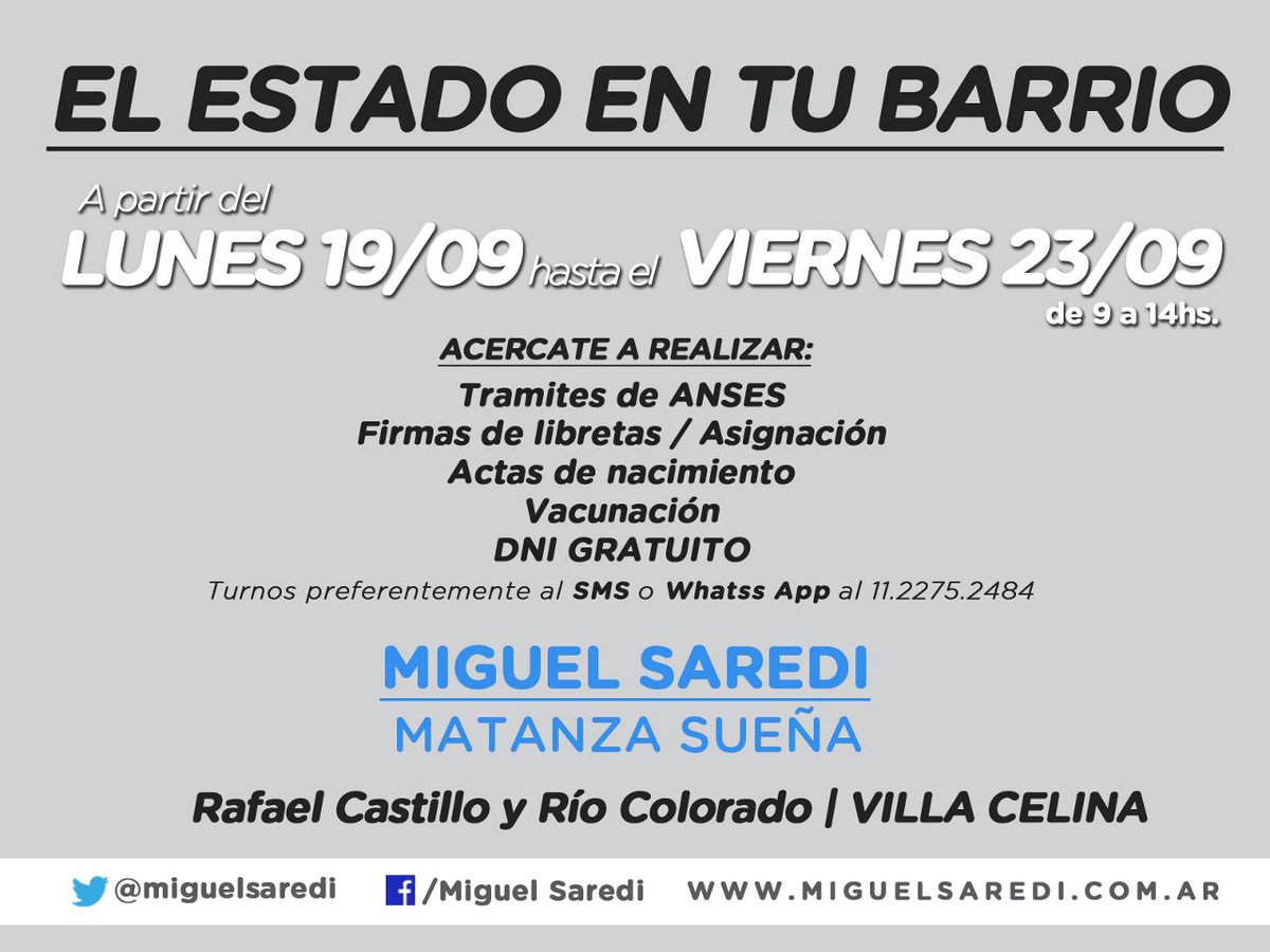 NikyCapo's tweet photo. #BuenMartes para seguir a @miguelsaredi en todas las redes sociales!!
#MatanzaSueña
@miguelsaredi https://t.co/vUYHbebluA