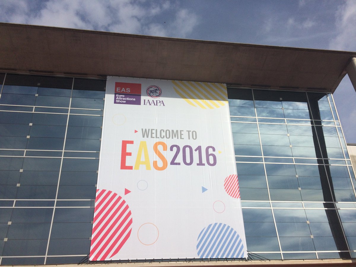 vizualitystudio's tweet photo. We've arrived in sunny Barcelona for #eas2016! 
#vr #welcometothefuture #attractions #vizuality #tech https://t.co/8JJVh76fQf