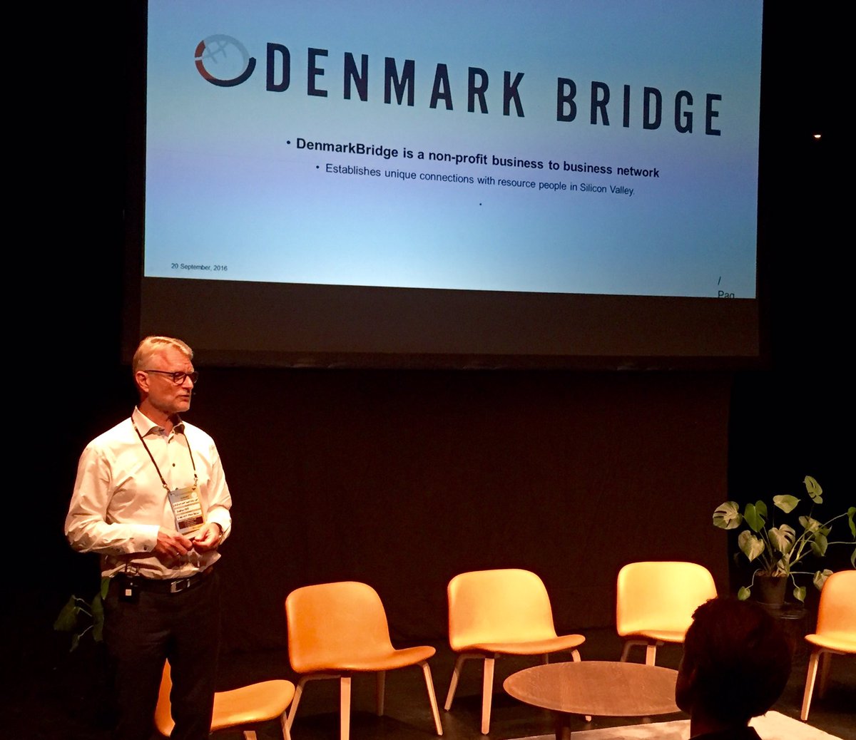 SorenStig's tweet photo. Building Bridges! #DenmarkBridge is @Vaekstfonden's collective approach 4 DK business 2 Silicon Valley. Founders: @lego @Maersk @novonordisk https://t.co/CkbO1mxcGn