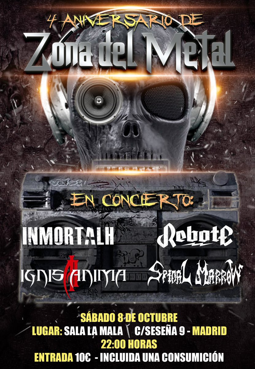 Que comience el juego!!! El sábado 8 de Octubre <a href="/REBOTEBAND/">REBOTE</a> en Madrid.
facebook.com/anewlabel/vide…