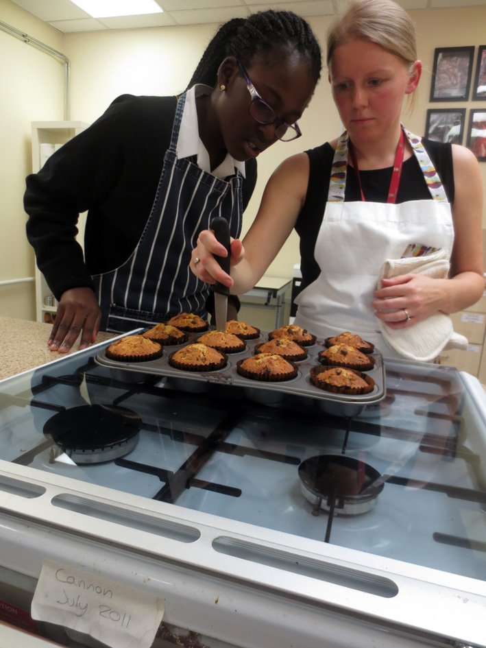 BablakeDT's tweet photo. Bake off night with Mrs Solomon in the Food and Nutrition Dept. Someone can't wait to takes theirs home! @bablakeschool #bakingbuns https://t.co/C8zH9y4a4O