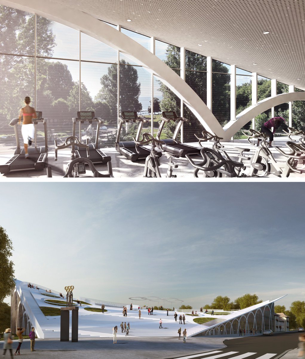 farshidmoussavi's tweet image. FMA’s new International Olympic Committee Headquarters, Lausanne #FMA #farshidmoussaviarchitecture #offices #IOC #lausanne