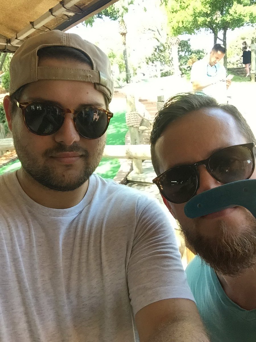 HandleBarSam's tweet photo. Rare sighting of a new friendship between @PastorJsBeard and I. Mutual respect for his #beardgoals https://t.co/Q8yVDrGaSw