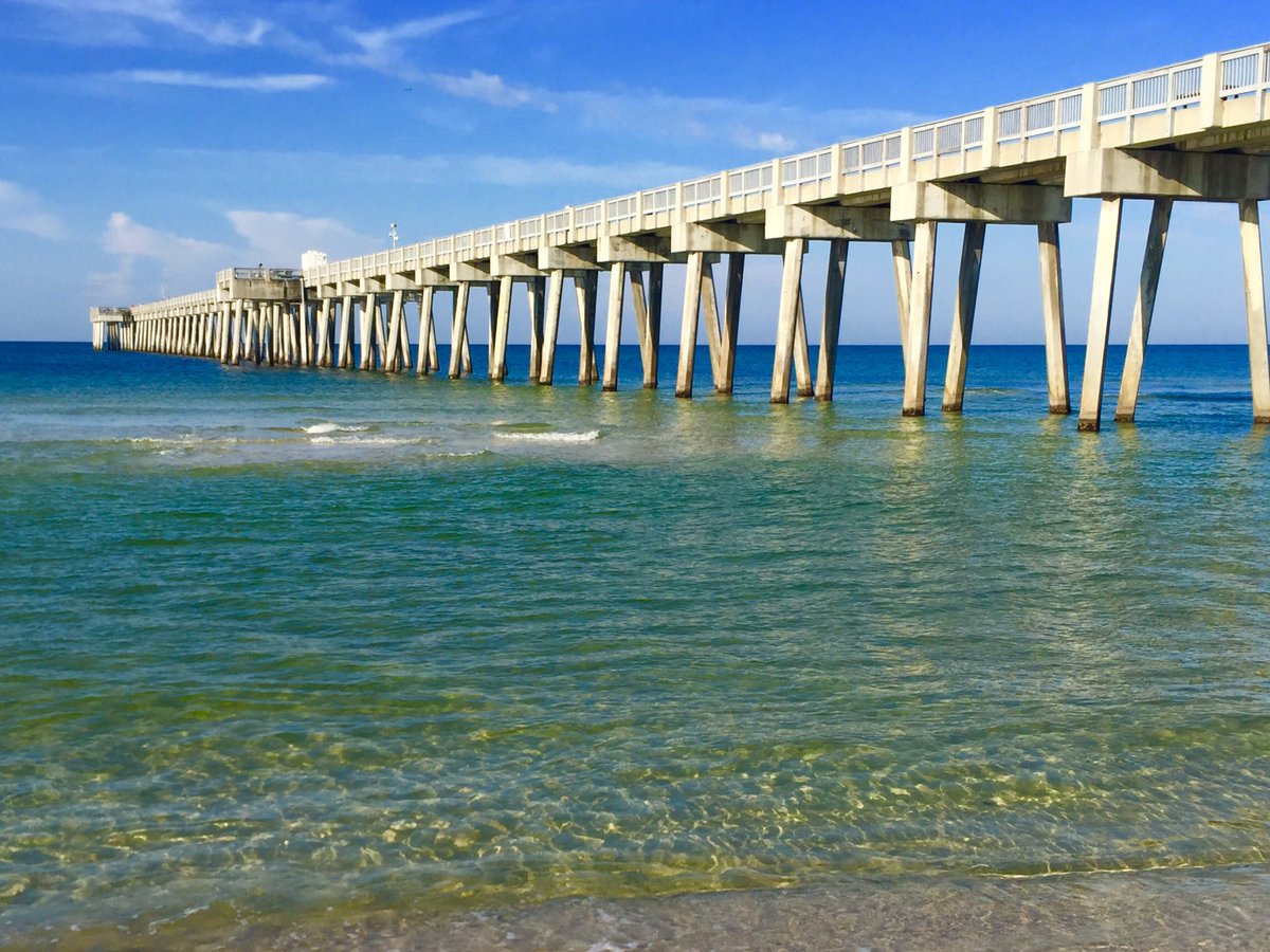 DesireeMiller's tweet photo. Today's to-do list: walk w/ dolphins, float, relax, repeat. @Visit_PCB #BeachGetaway #EmeraldView #traveltuesday #tmom #tbin https://t.co/a2kBr9IS4n