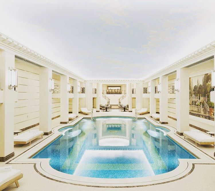parisshoptour's tweet photo. One of our favorite address to relax after a shopping day in Paris. 💙💙💙When @leritz is hosting the #chanelspa it makes you speechless.#paris https://t.co/IFJI0553kZ