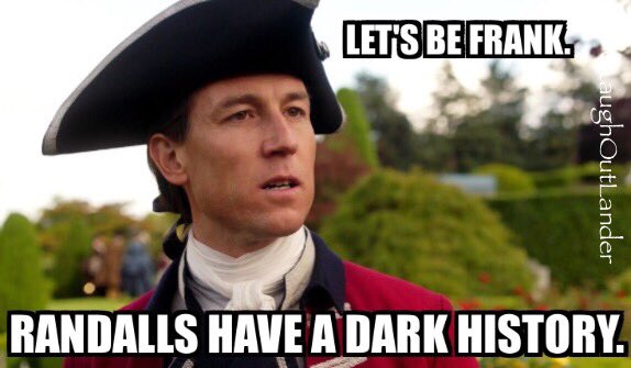 LaughOutLander's tweet photo. 🙄Because one groaner is never enough.🙄 #TobiasTuesday #Outlander 😈 #HistorianHumor #FrankFunny https://t.co/GCyviwtJFX
