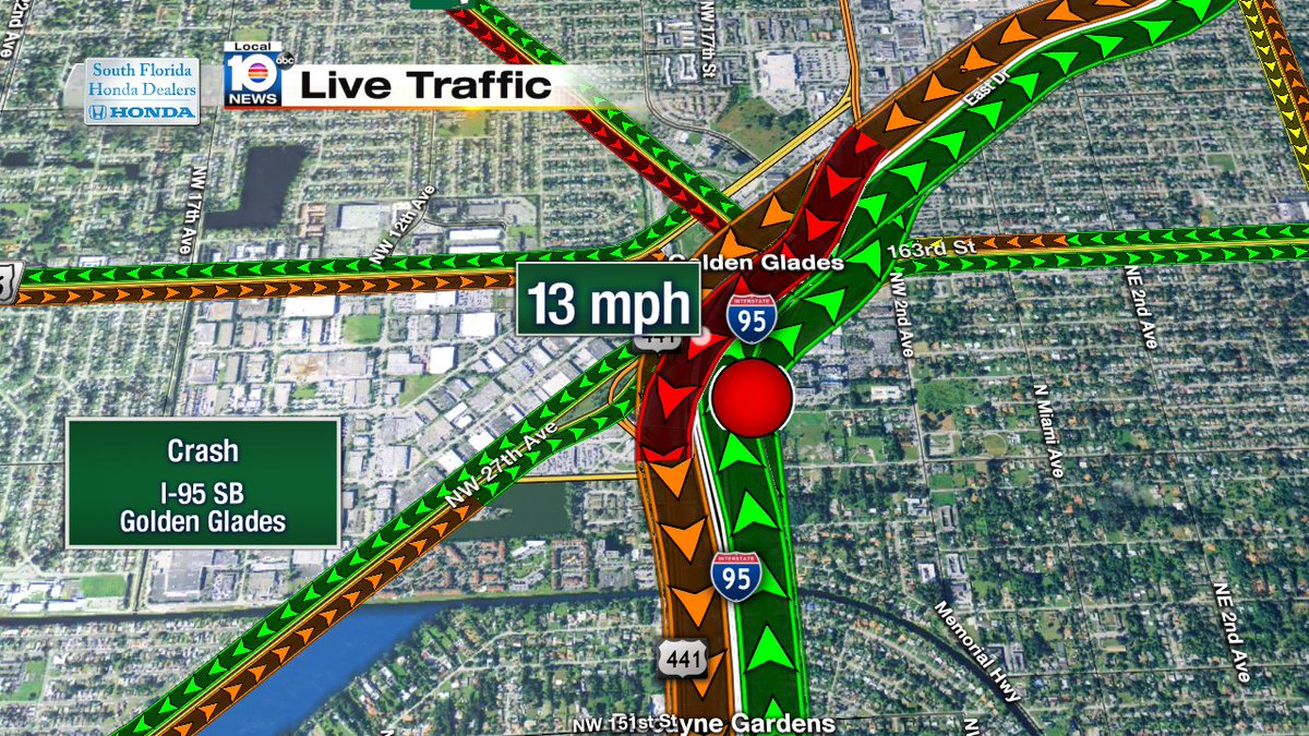 Crash on I-95 SB at Golden Glades #traffic https://t.co/IdeEvgzE9e