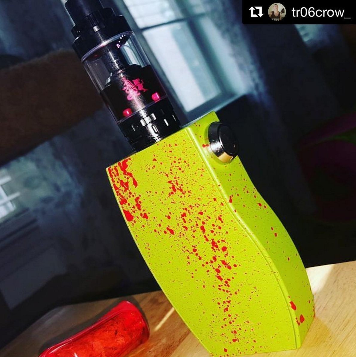 AllAboutVapor's tweet photo. That boxmod you use while binge watching The Walking Dead. #TWD #vaping #PreludeMod @AllAboutVapor #netflixandchill #zombie https://t.co/lHNWKMWQVX
