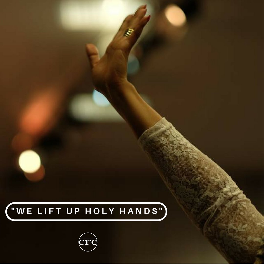 We lift up Holy Hands to the one true king, our Lord and savior Jesus!