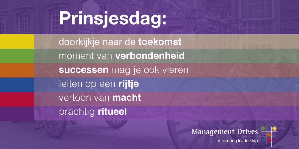 Prinsjesdag, hoe zie jij het? 
#managementdrives
#masteringleadership
#comeswiththedrive