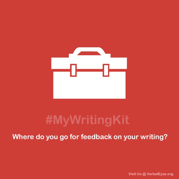 wattpad's tweet photo. Where do you go for writing feedback? Share your answer with @verbaleyze & you could win a prize pack: https://t.co/8gjQVqFUvE #MyWritingKit https://t.co/tVYy9Wkevo