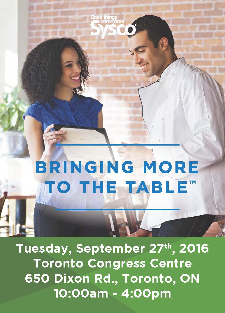 SyscoSWO's tweet image. JOIN US AT OUR FALL FOOD EXPO: Bringing More to the Table  Register online at syscofoodexpo.com