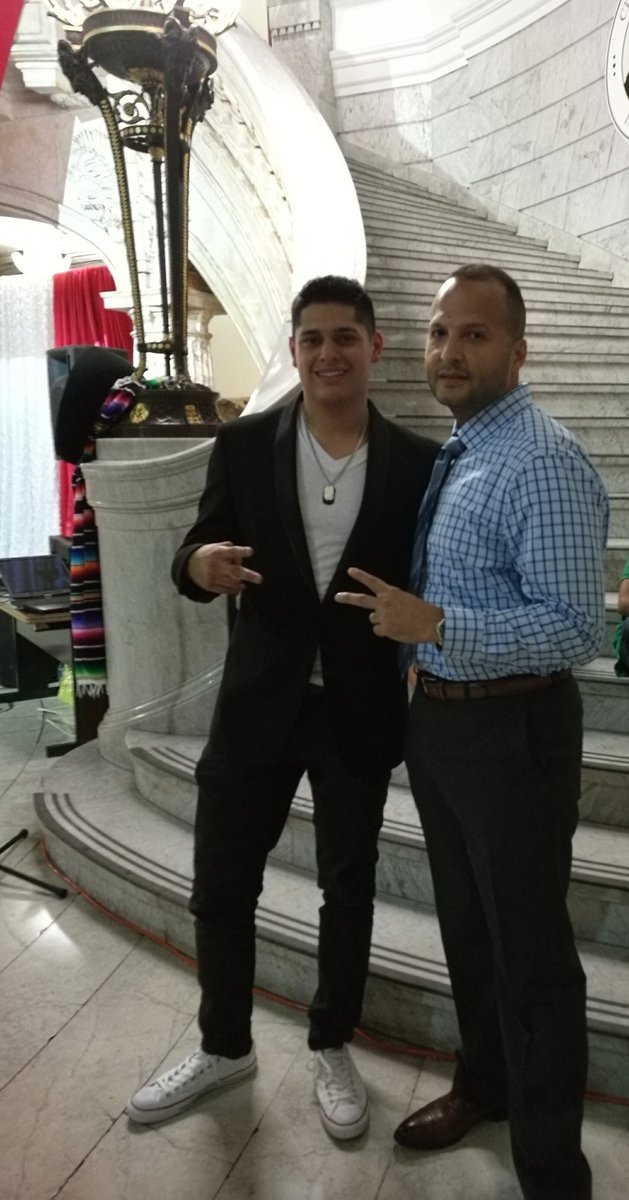 JPZmanagement's tweet photo. #thankyou 2 #ChrisHoraciocampos & @CityofNewarkNJ #cityhall 4 inviting @ktapia_music #kevintapia #Musician & #commending w #award #honoree https://t.co/Kb7mis5QAQ