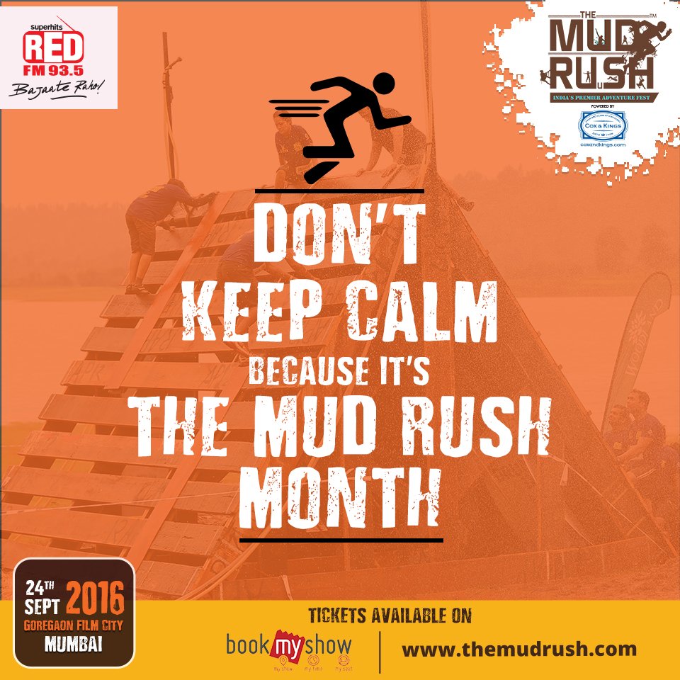 RedFM_Mumbai's tweet photo. Q2-When is @TheMudRush happening in Mumbai?RT, Ans &amp; win passes. #ContestAlert #Contest @thefreejinn @Contestick @Contestmumbai @Contest_in https://t.co/NHK6YxBkrl