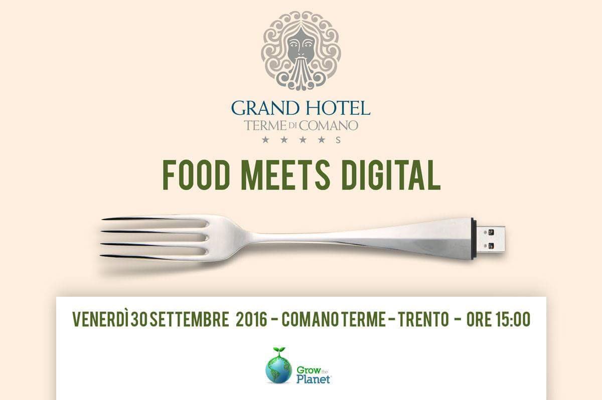 Primo appuntamento in #trentino con il #foodmeetsdigital a @GhTermeComano chi viene? #turismo #digital #innovazione