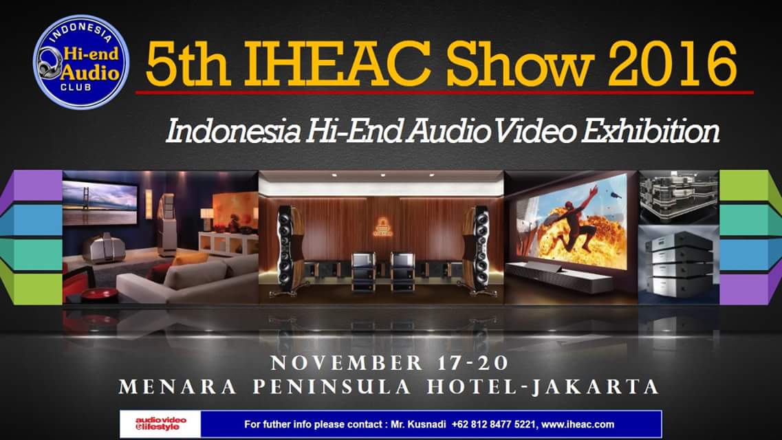 IHEAC_ID's tweet image. #IHEACshow2016 will be held on November. Save the date to the biggest high-end exhibition show in Indonesia 🔊🎧📻