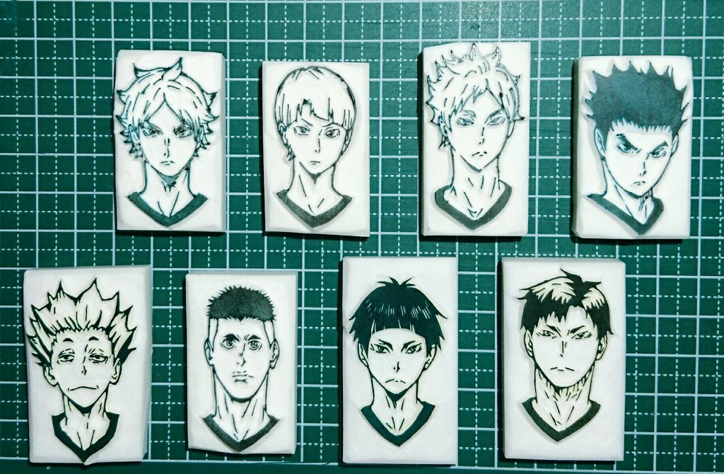 ハイキュー!! みんなmochocho化大作戦! 第6弾 星型缶バッジ M-IE