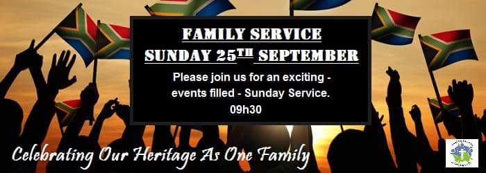 BMCpretoria's tweet photo. Family Service, 25 September @ 9:30. Boerewors rolls and cold drinks will be for sale after the service. #Pretoria #BMC #HeritageWeek https://t.co/3RZ42qIJLh