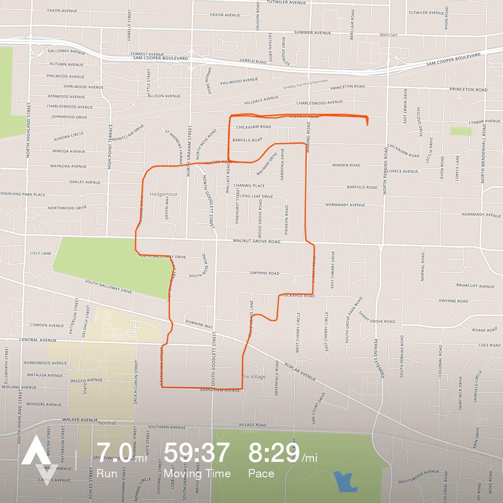 GenerOWLS's tweet image. 2m w/u + 2(12 min w/ 3 min rec) + 1.5m c/d. Got it?  Check out my run on Strava.
strava.com/activities/718…
