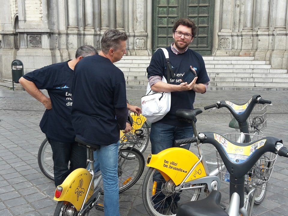 IsabelleSpinoy's tweet photo. KONE en vélo #MaestroMobile https://t.co/1ePYG8EfCl