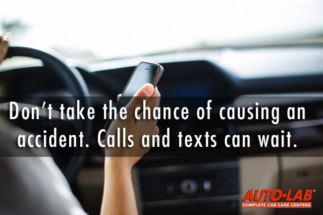 AutoLab_USA's tweet image. #ItCanWait