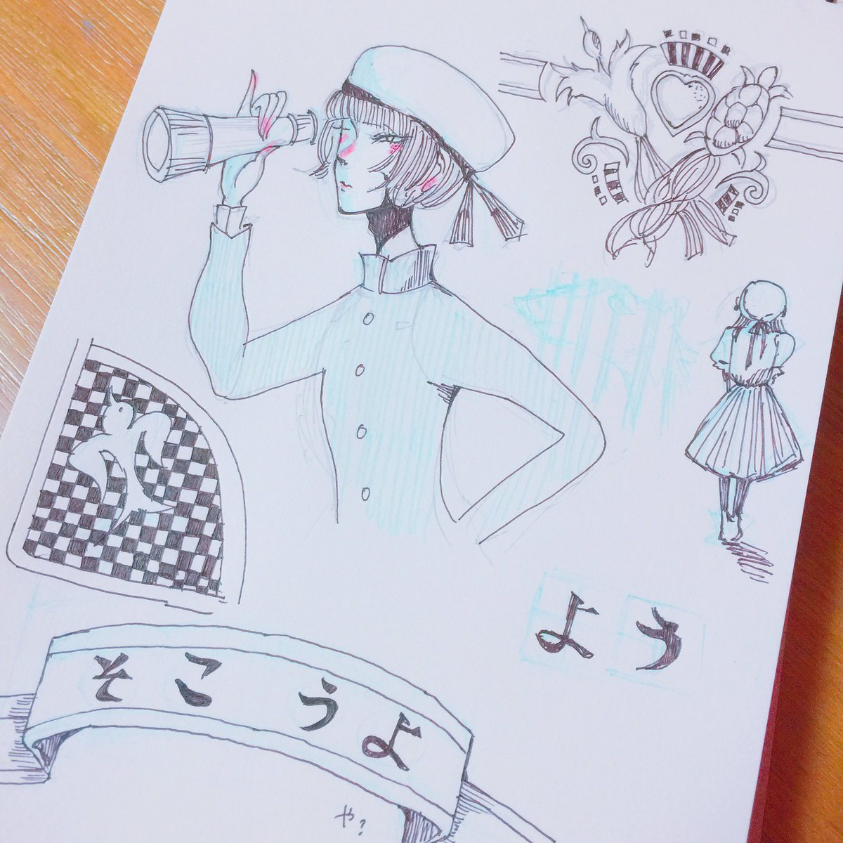 umecocco3's tweet photo. とりあえず色々案を出してみてる…昔の方がスイスイアイデアが出てきてた気がする https://t.co/8TSzDZxkGd