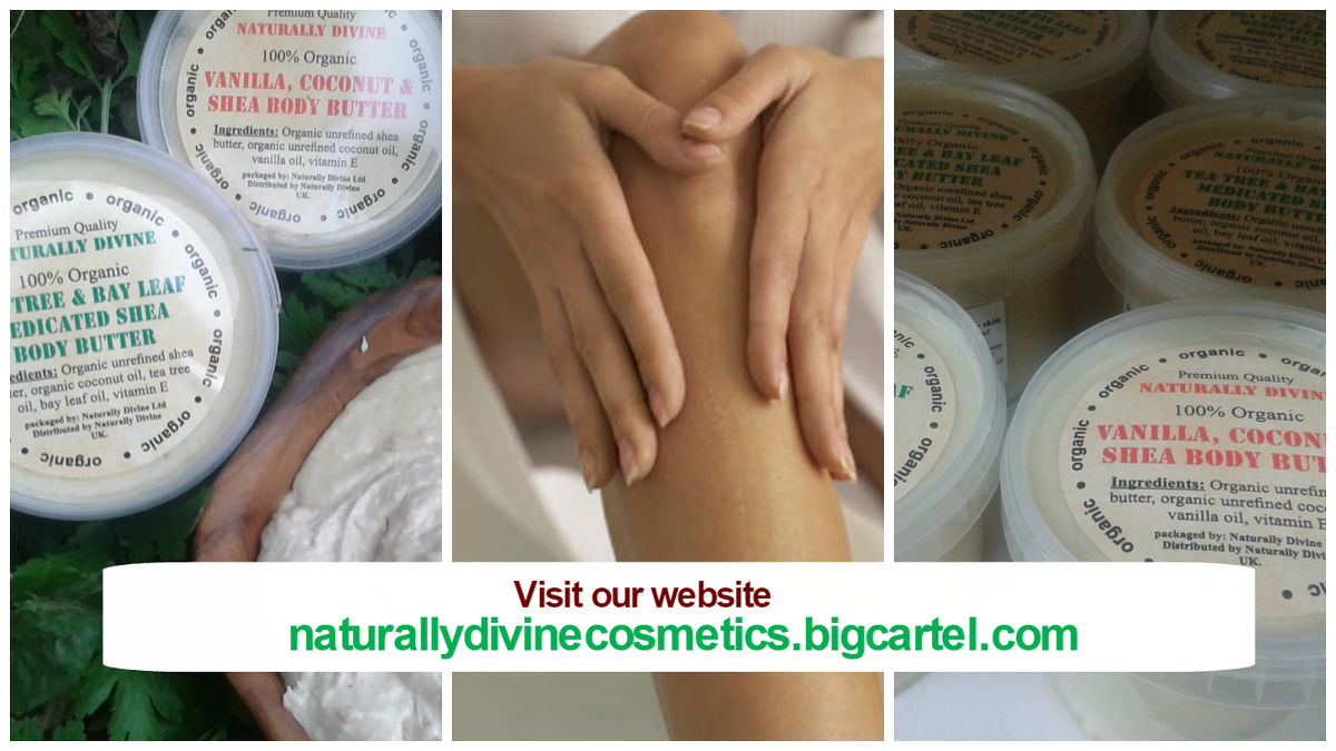 Ms_Nat_Diviine's tweet photo. Ordering your tub of Naturally Divine Organic Shea Body Butter has never been easier! Visit our new website and place your order today! https://t.co/0VD5mrLrB6